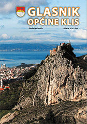 Glasnik Općine Klis Broj 1 Slika naslovnice