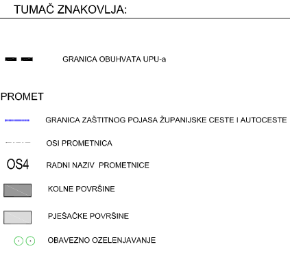 UPU-22 Vučevica - 2.1. Prometna mreža