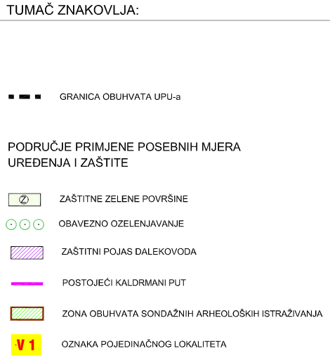 UPU-26 Vučevica - 3. Uvjeti korištenja, uređenja i zaštite površina