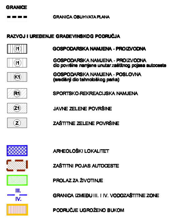 UPU-25 Vučevica - 3. Uvjeti korištenja, uređenja i zaštite površina